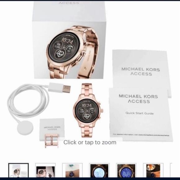 Michael Kors Runaway Heart Rate Smartwatch - Picture 1 of 3